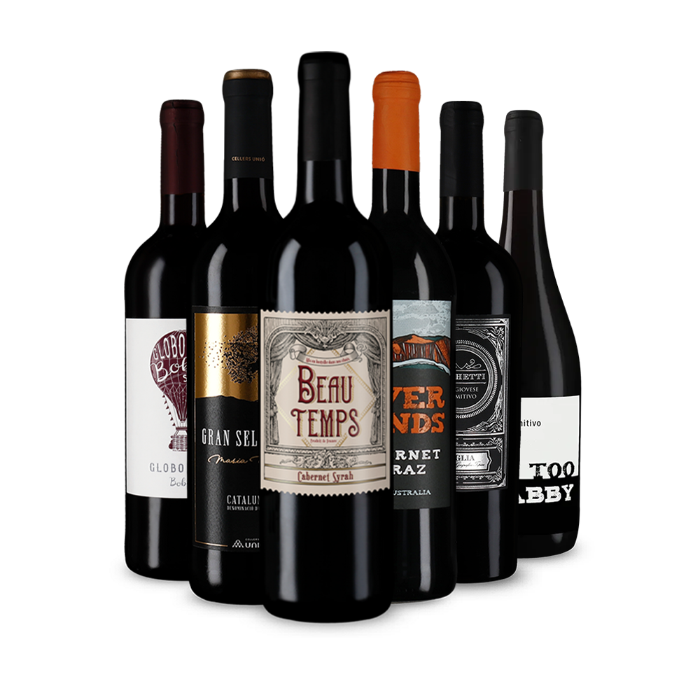 Rotwein international: das Goldsieger-Paket