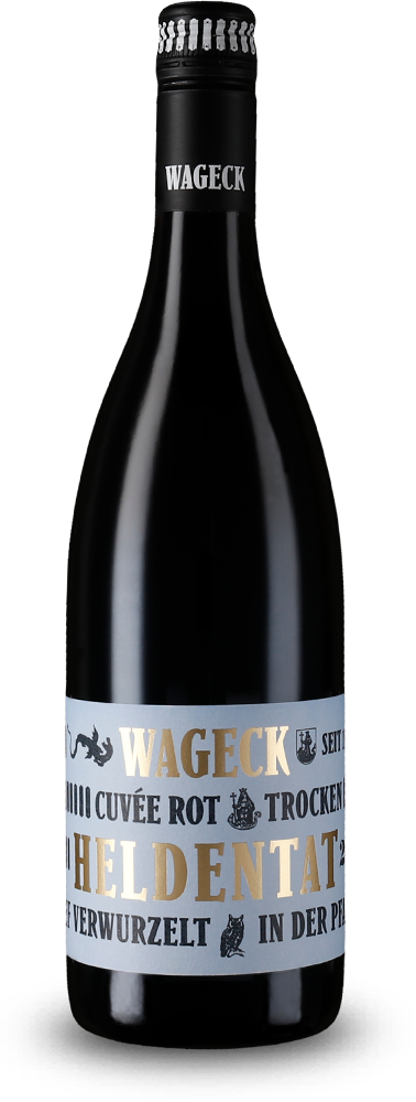 Heldentat Cuvée Rot trocken 2020 – Gold