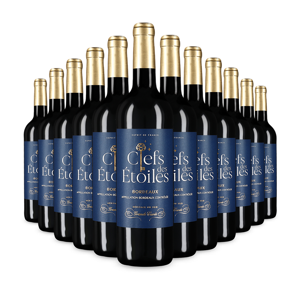 12 Flaschen Bordeaux 2018 – Gold