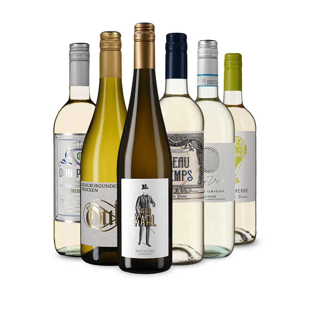Weißwein-Hits für die Spargelsaison im 6er-Paket – Gold