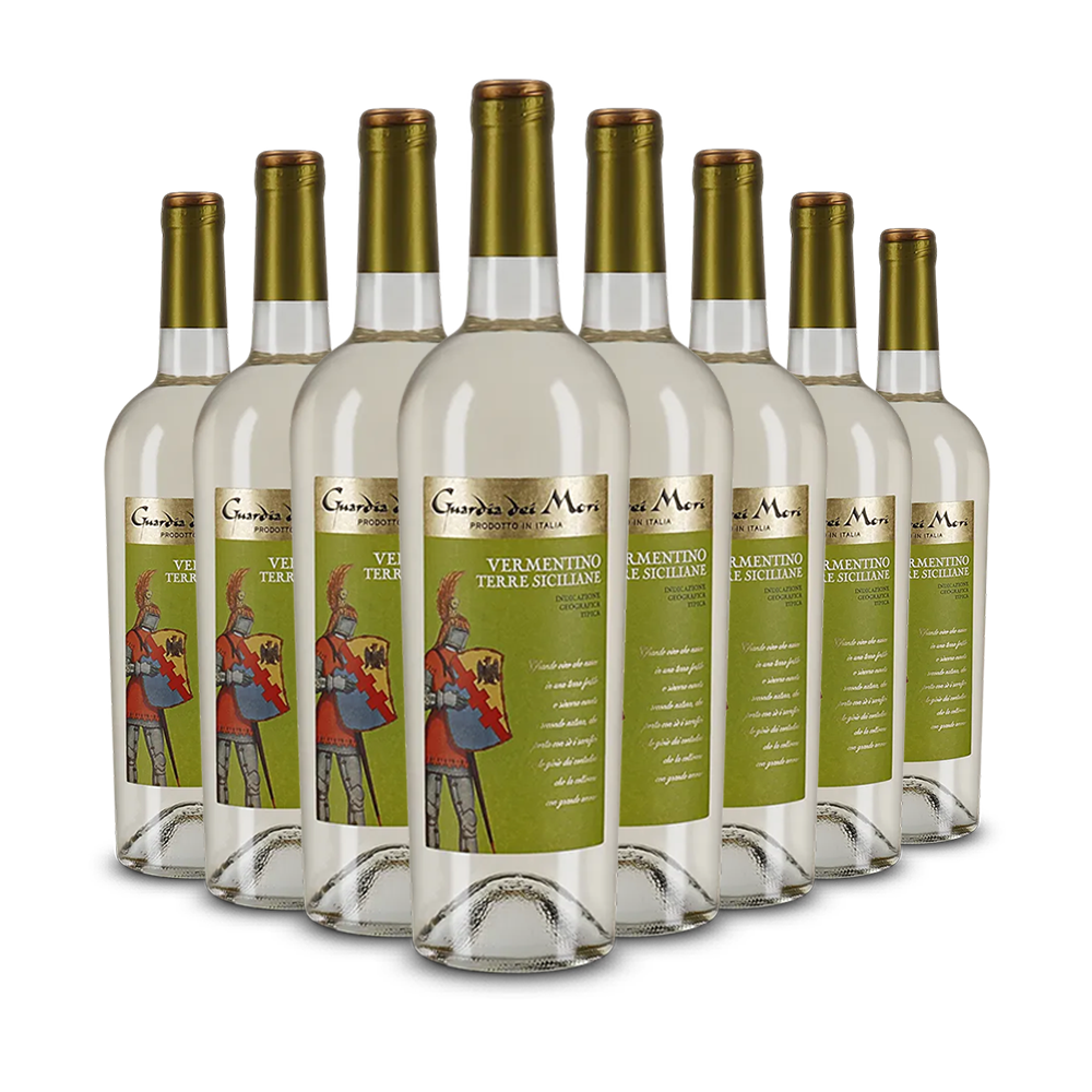 8 Flaschen Vermentino 2024 – Gold