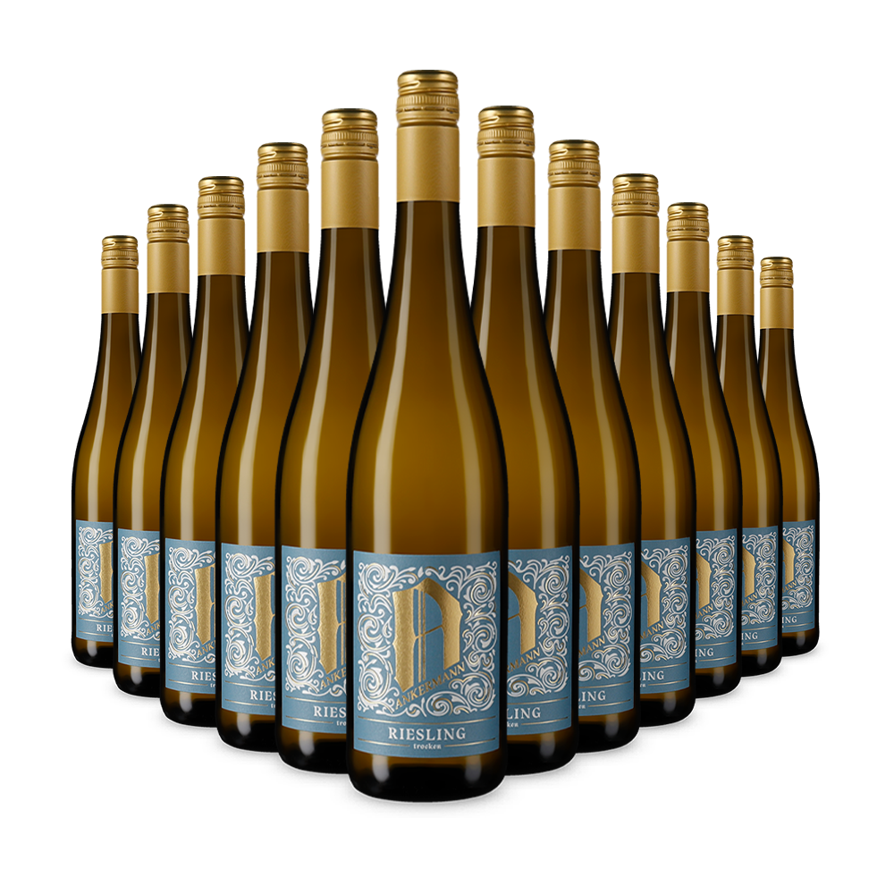 12 Flaschen Riesling trocken 2024 – Gold