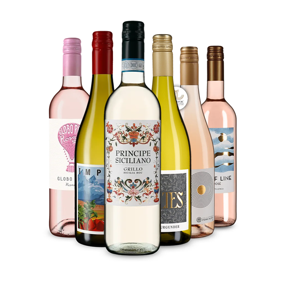 Weiß & Rosé: Die Weine des Jahres 2025 im 6er-Paket