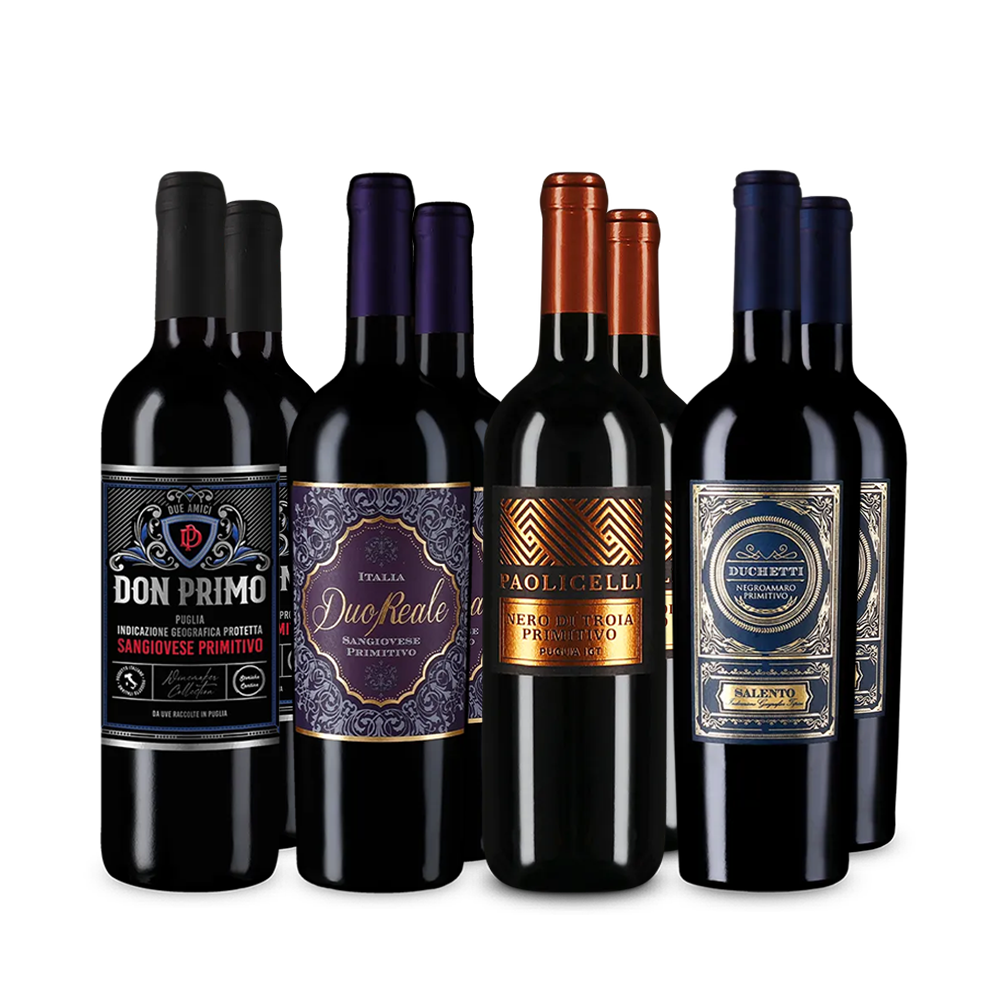 Primitivo-Stars im 4x2-Paket – Gold
