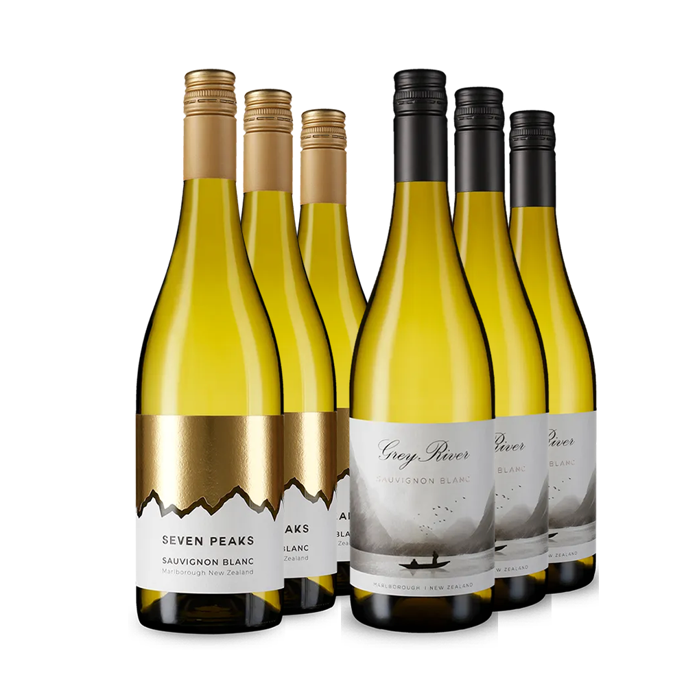 Sauvignon-Blanc-Duo aus Marlborough im 2x3-Vorteilspaket – Gold