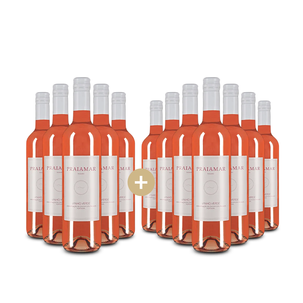 5+7 Flaschen Vinho Verde Rosé – Gold