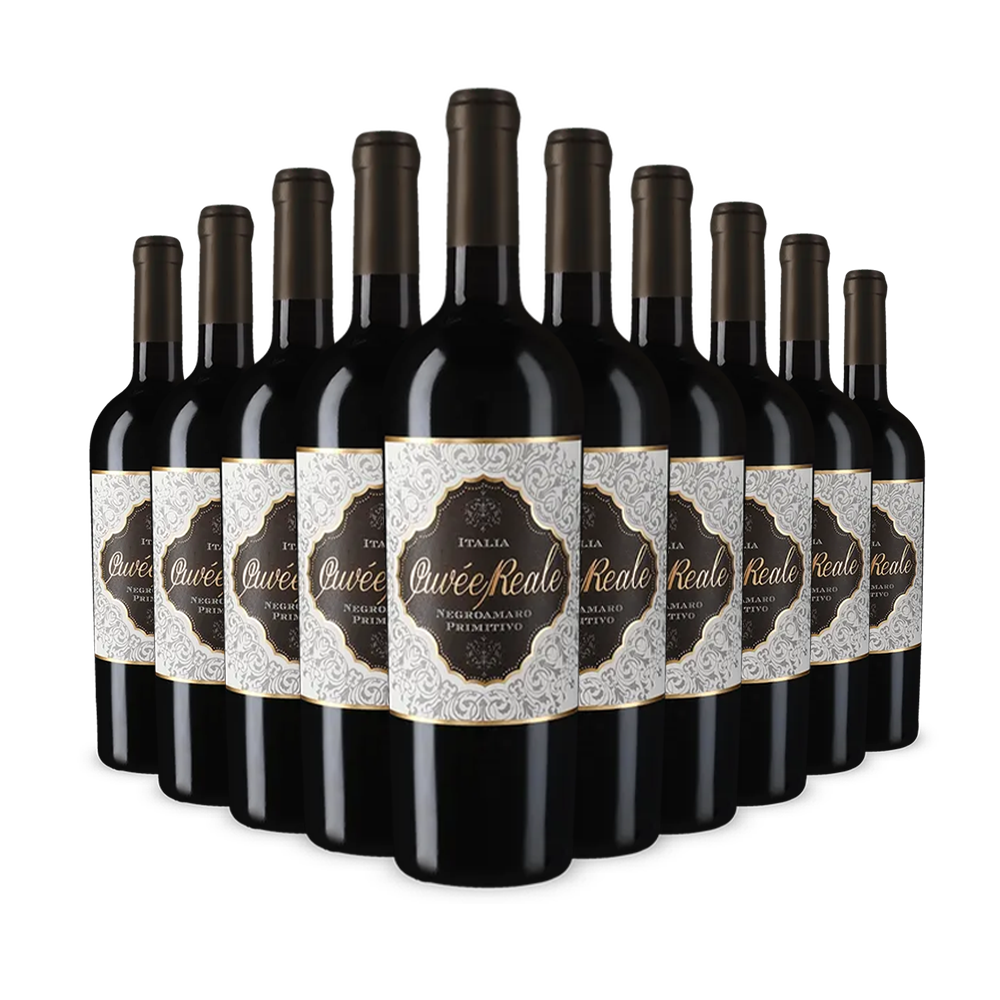 10 Flaschen Cuvée Reale Negroamaro Primitivo 2024 – Gold
