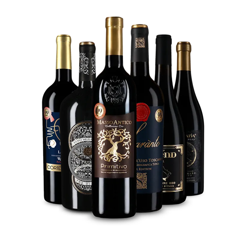 99 Maroni-Punkte: Italienische Rotwein-Hits im 6er-Paket – Gold