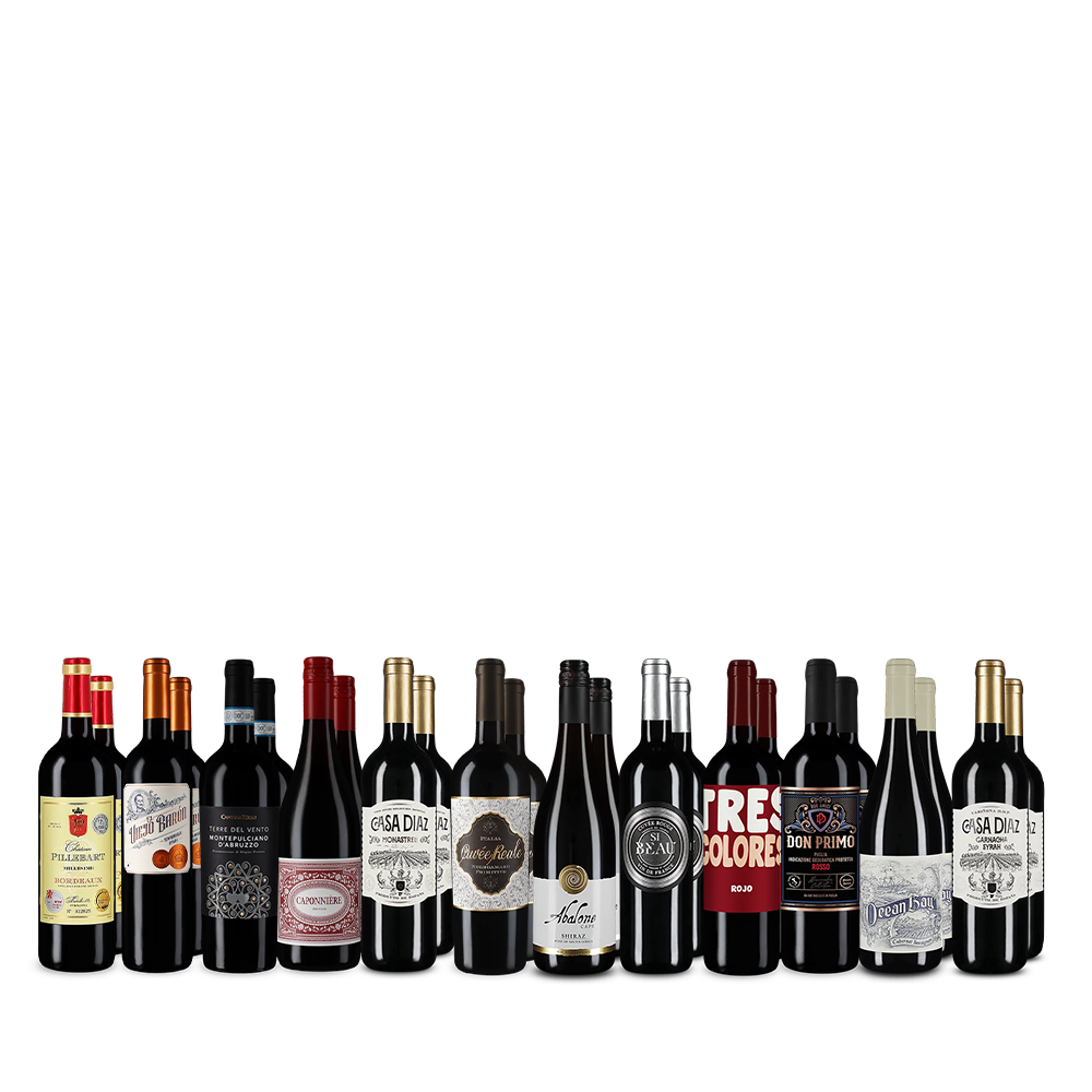 Rotwein in XXL: Die Hits im 12x2-Paket – Gold