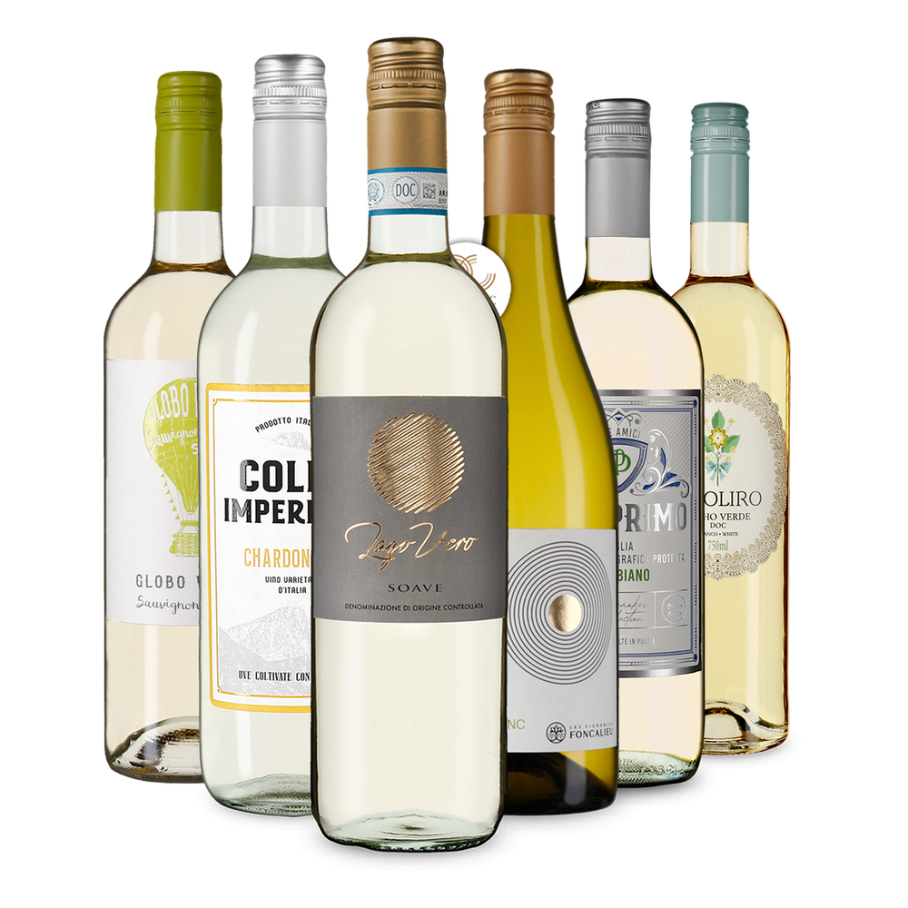 6x1 Weißwein Entdeckerpaket Europa