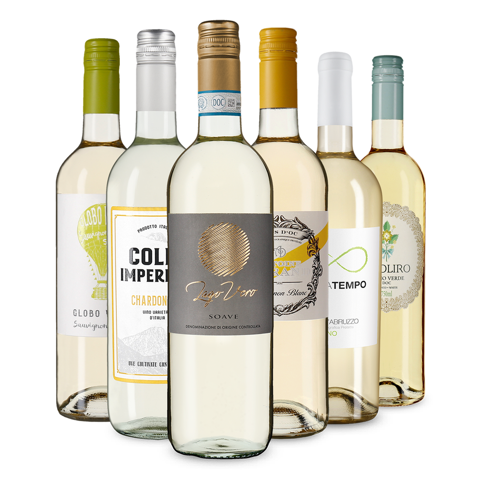 6x1 Weißwein Entdeckerpaket Europa