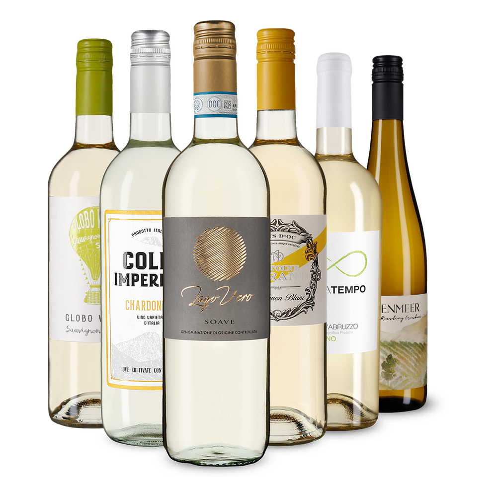 6x1 Weißwein Entdeckerpaket Europa