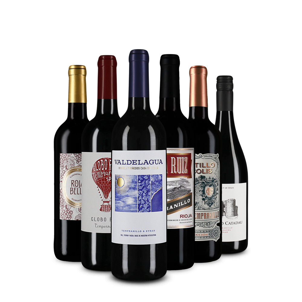 6x1 Spanische Rotweine im Entdeckerpaket