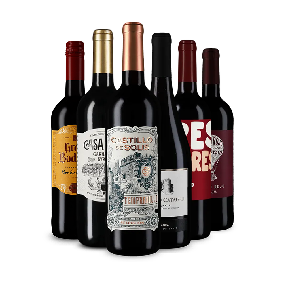 Temperamentvoll: spanische Rotweine im Entdeckerpaket – Gold