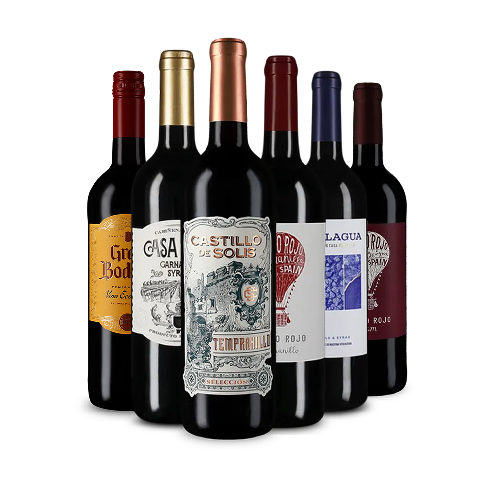 Temperamentvoll: spanische Rotweine im Entdeckerpaket – Gold