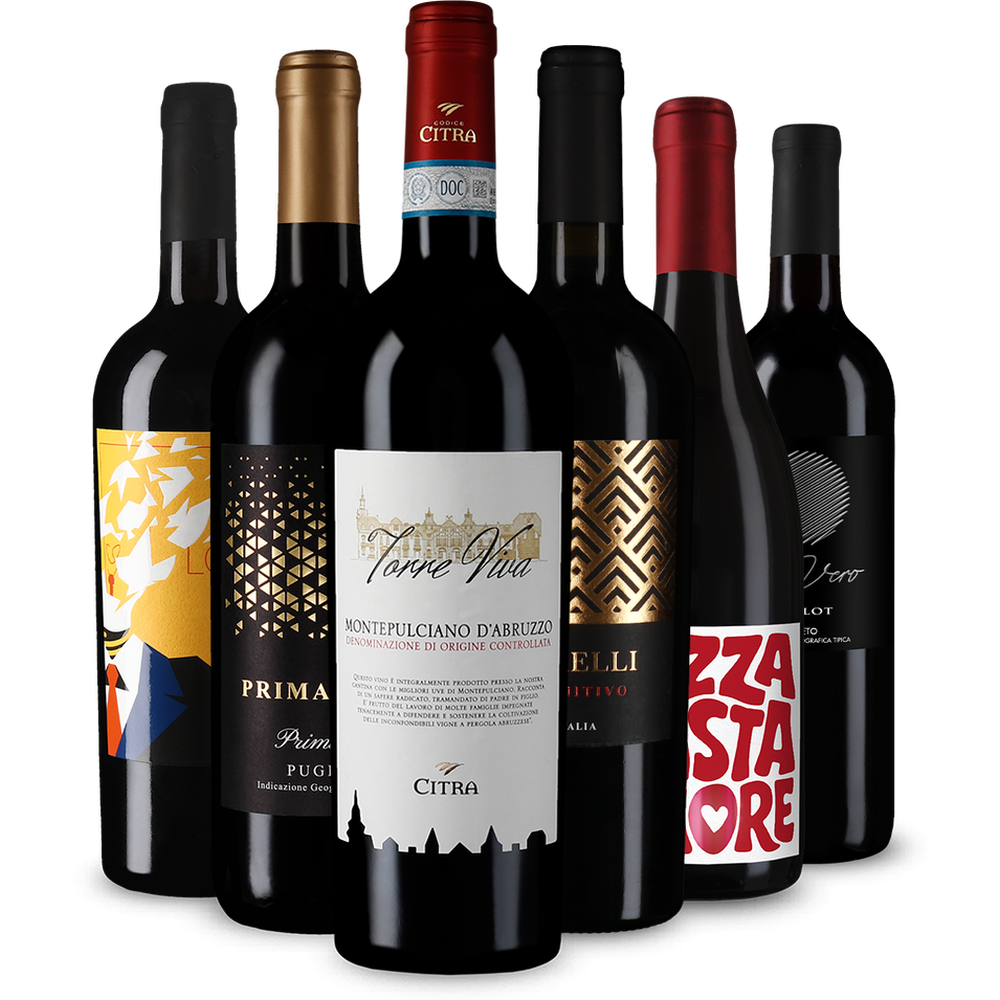 Italienische Rotweine zum Verlieben im Entdeckerpaket