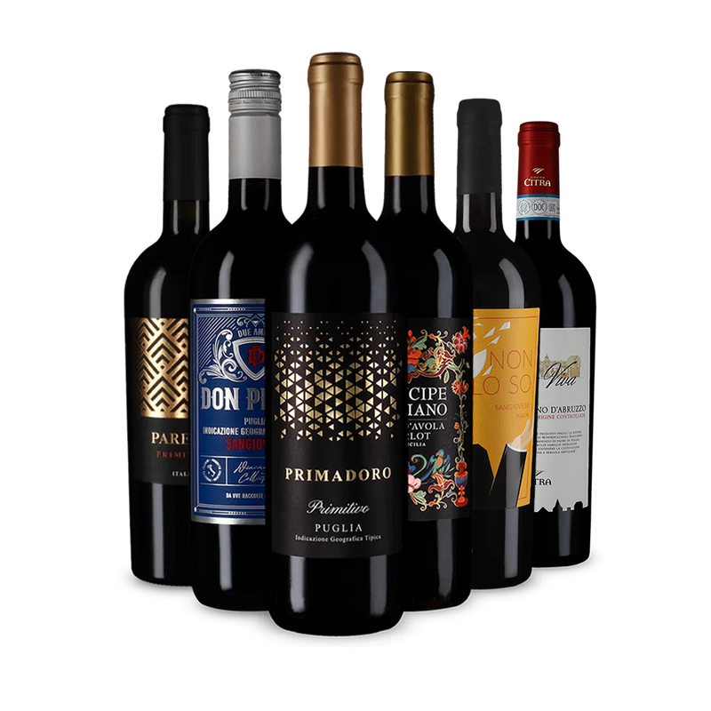 Italienische Rotweine zum Verlieben im Entdeckerpaket – Gold