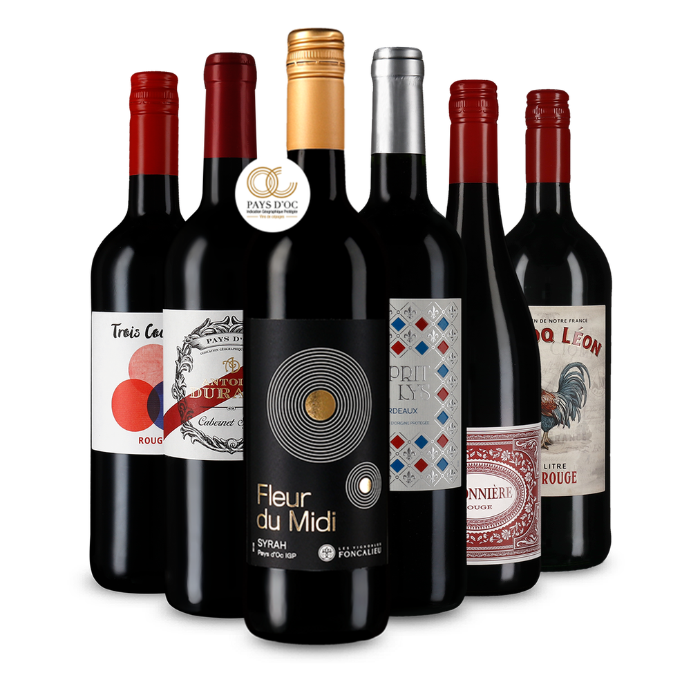 6x1 Rotwein Entdeckerpaket Frankreich
