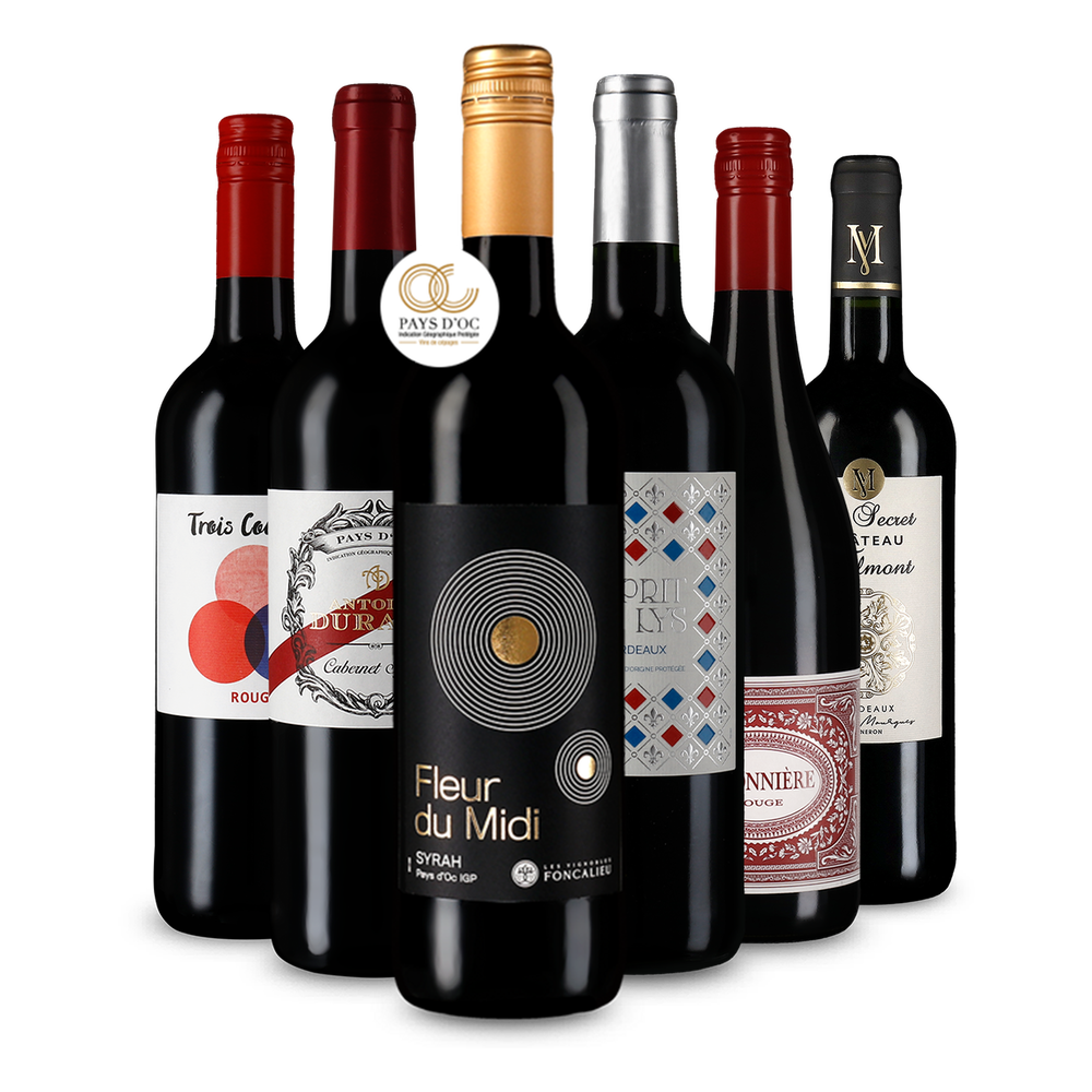 6x1 Rotwein Entdeckerpaket Frankreich