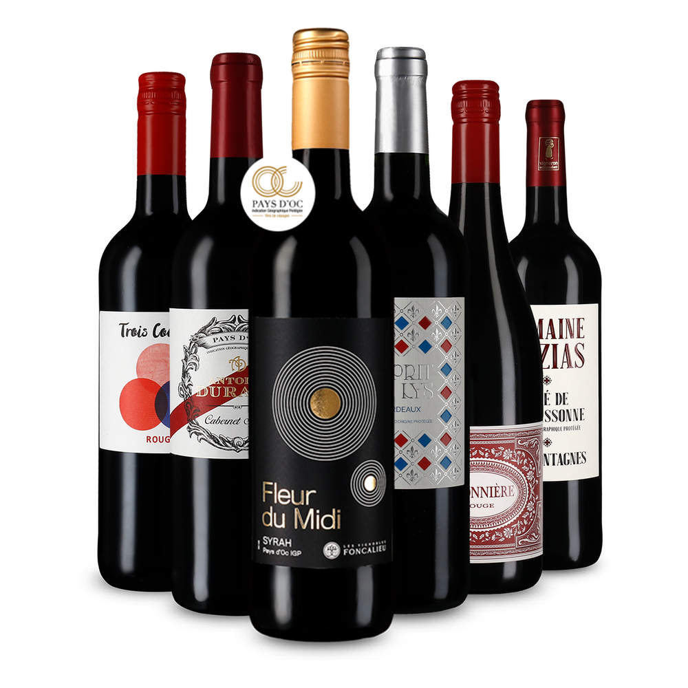 6x1 Rotwein Entdeckerpaket Frankreich