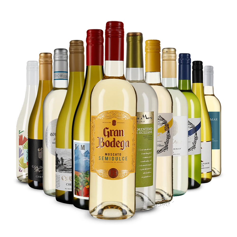 Die Weißwein-Vielfalt im Kennenlernpaket – Gold