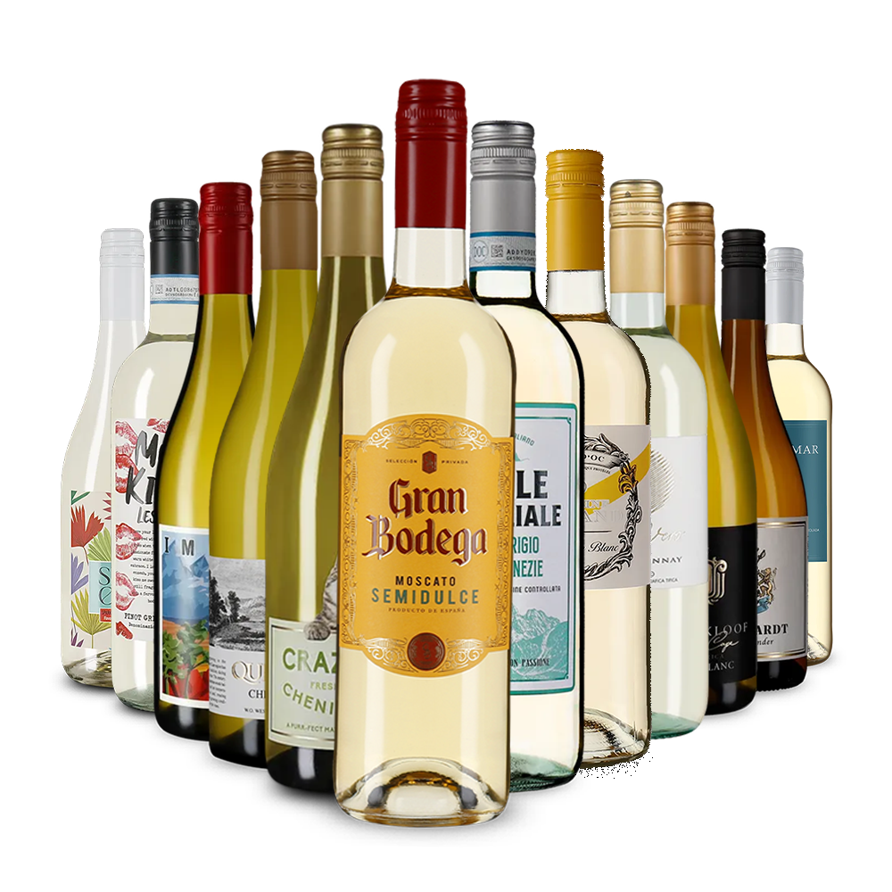 Die Weißwein-Vielfalt im Kennenlernpaket – Gold