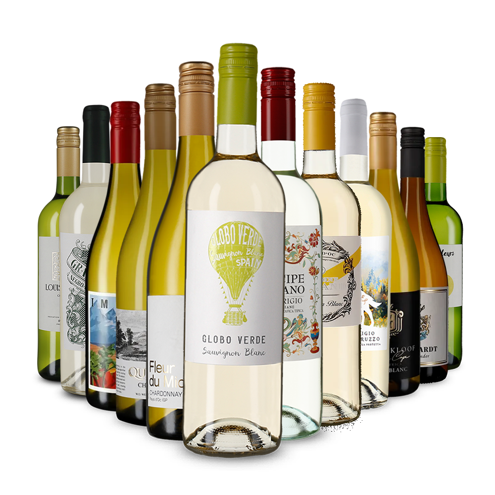 Die Weißwein-Vielfalt im Kennenlernpaket – Gold