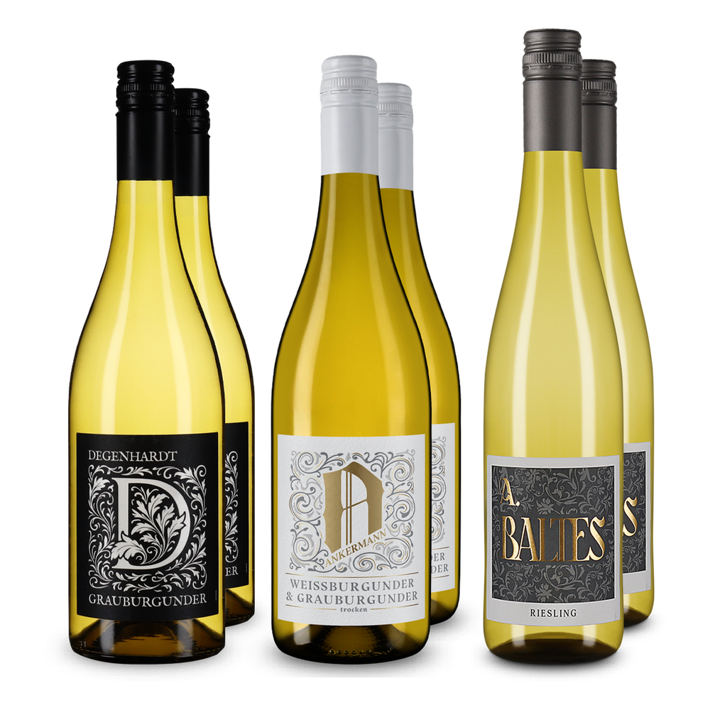 3x2 Weißwein Entdeckerpaket Deutschland