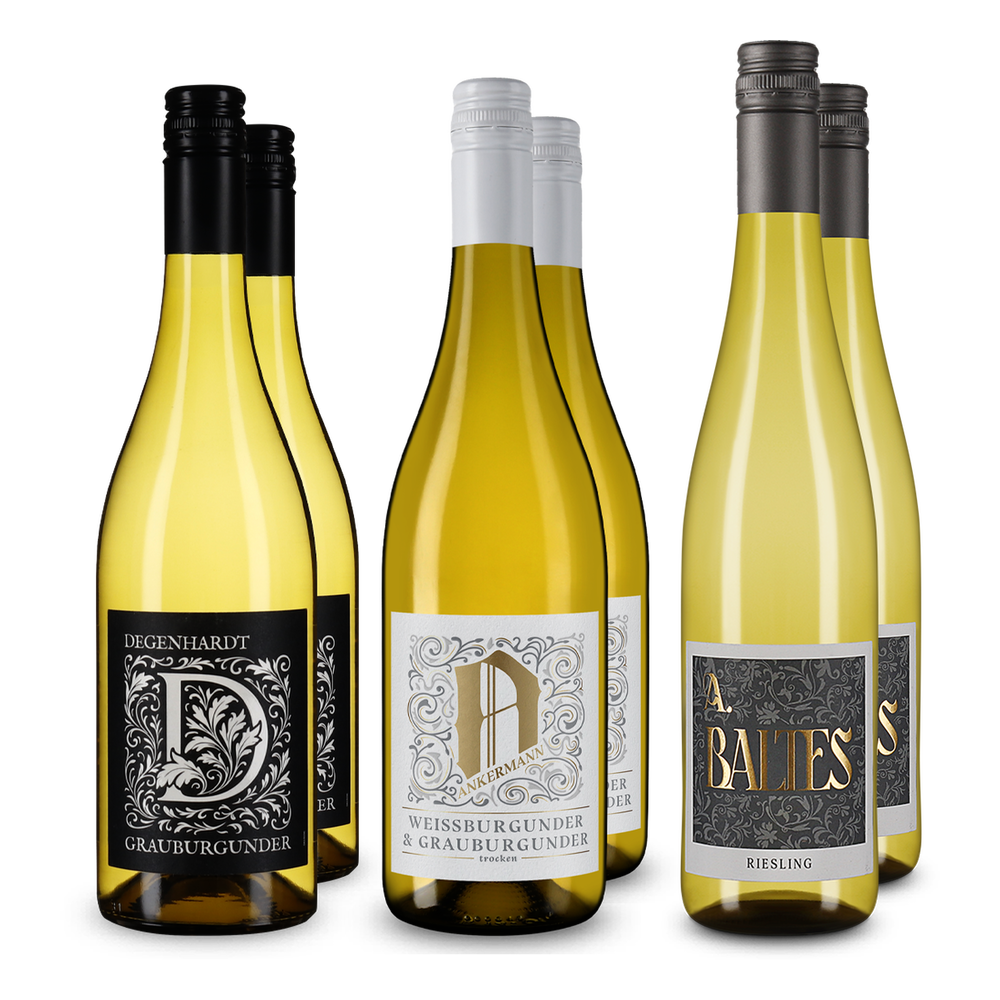 3x2 Weißwein Entdeckerpaket Deutschland