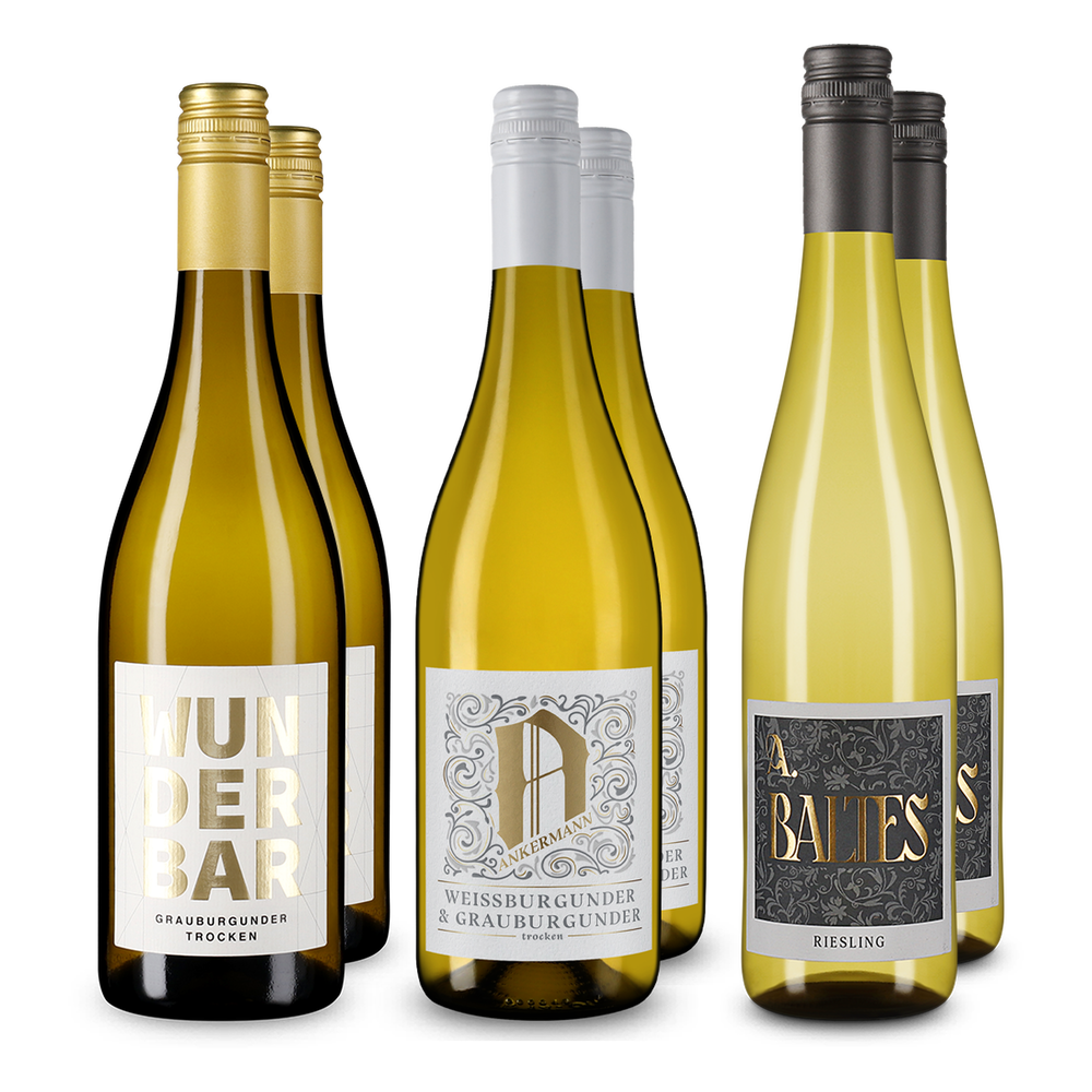 3x2 Weißwein Entdeckerpaket Deutschland