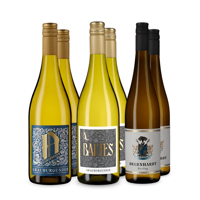Deutsche Weißweine im Entdeckerpaket – Gold