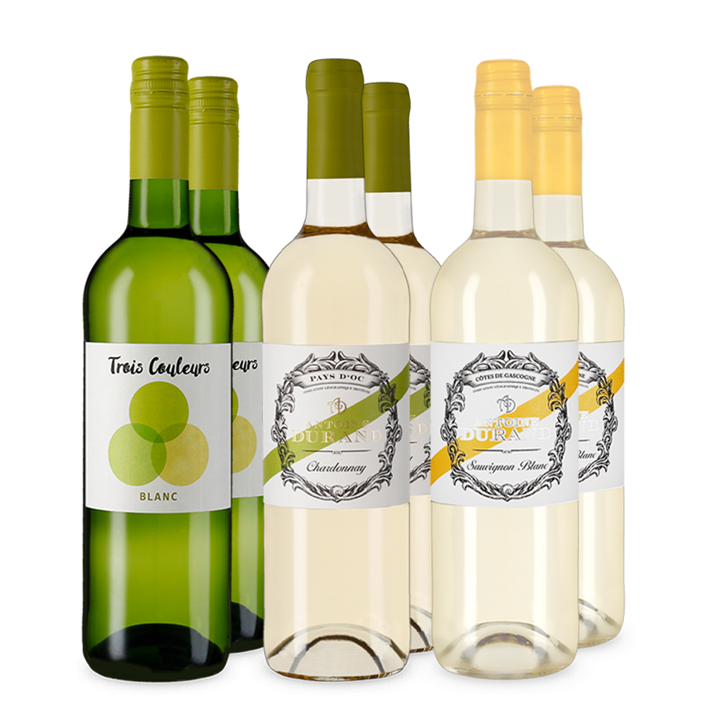 Frankreich: Weißwein-Entdeckerpaket