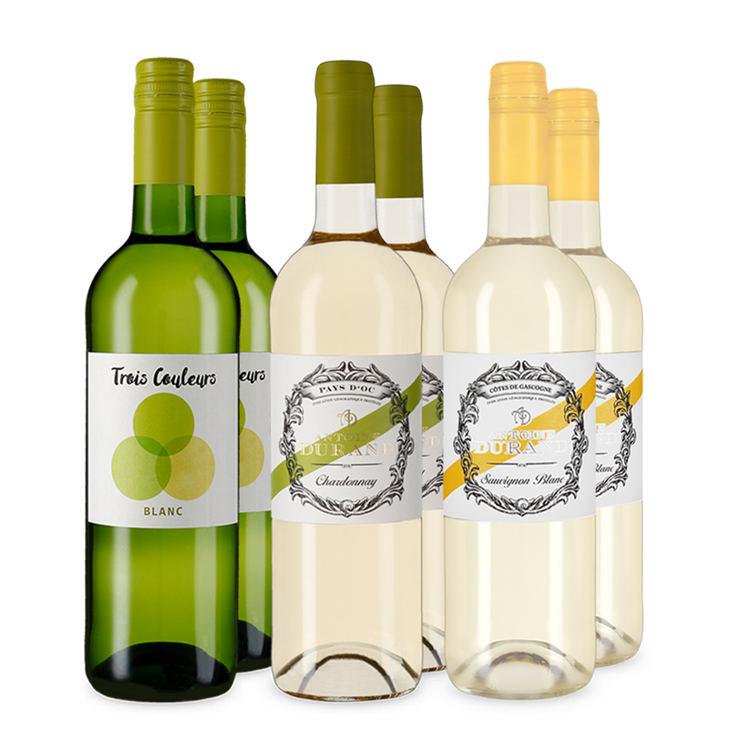 Frankreich: Weißwein-Entdeckerpaket