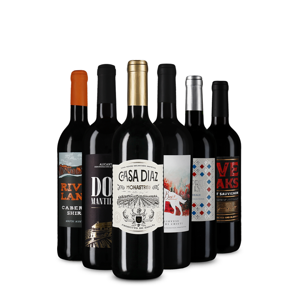 Rotwein international: das Goldsieger-Paket