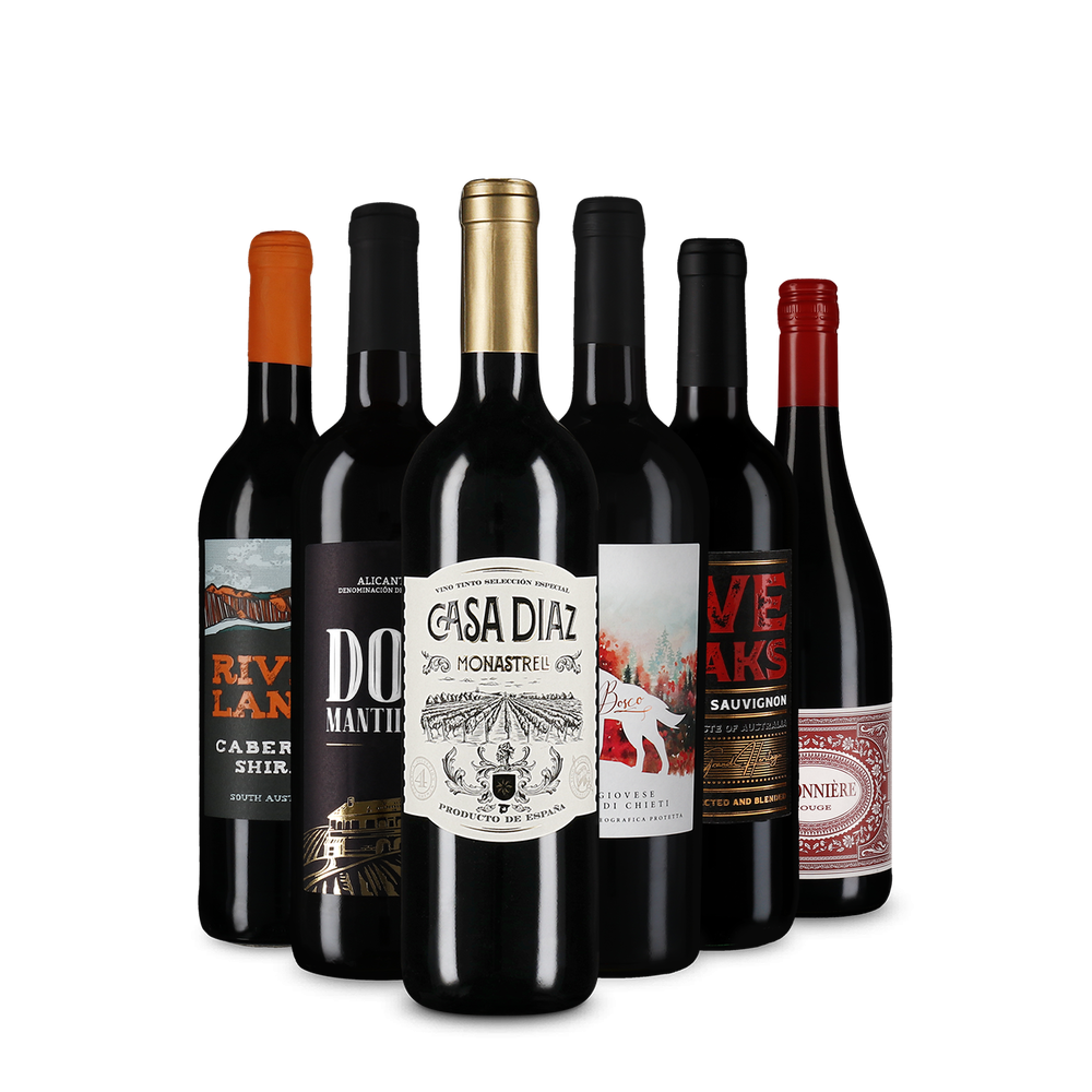 Rotwein international: das Goldsieger-Paket