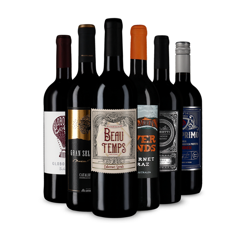 Rotwein international: das Goldsieger-Paket