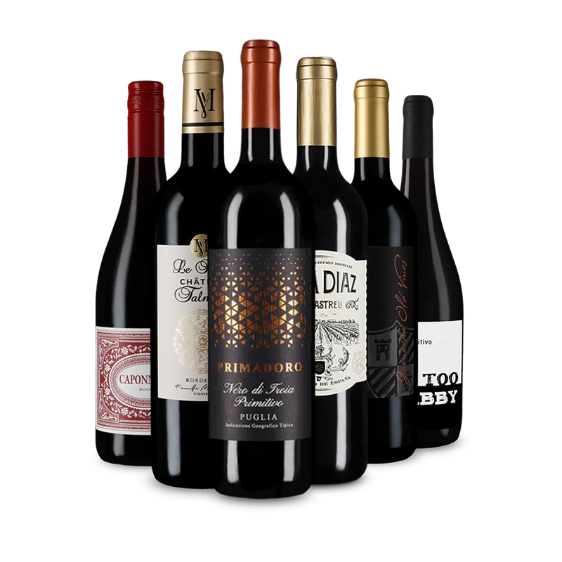 Rotwein international: das Goldsieger-Paket