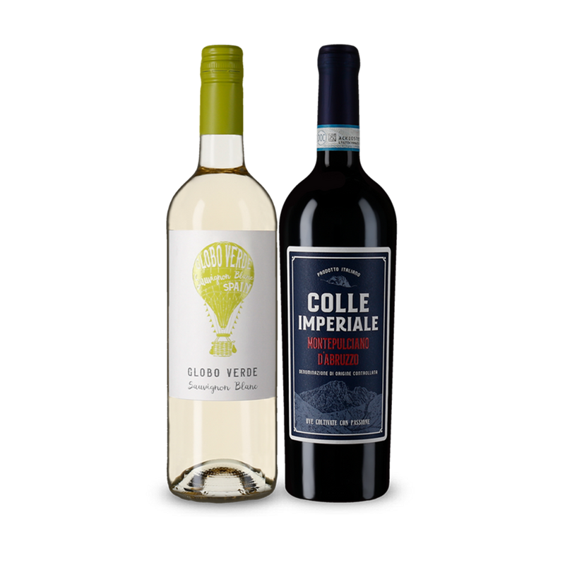Sauvignon Blanc und Montepulciano des Jahres im 2er-Paket