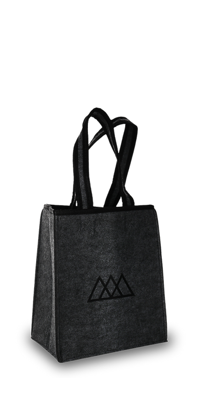 Weinfürst 6er-Tragetasche aus Filz – Gold