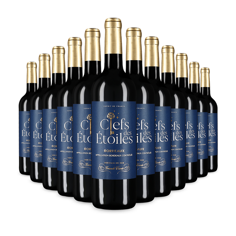 12 Flaschen Bordeaux 2018 – Gold
