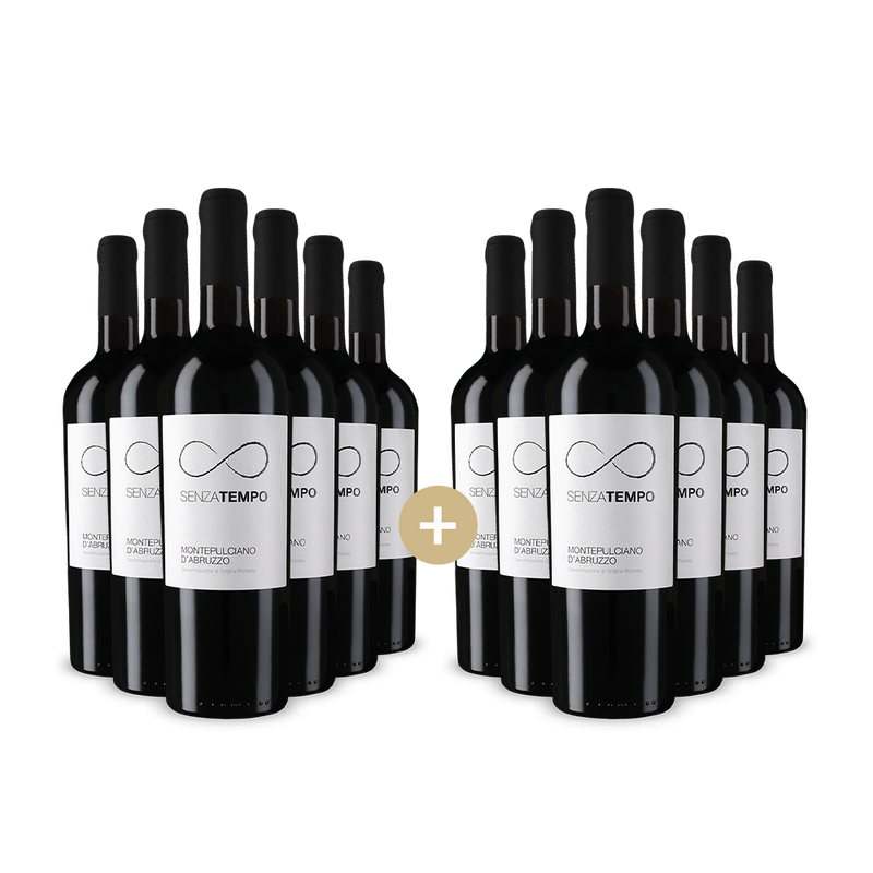 6+6 Flaschen Senza Tempo Montepulciano d'Abruzzo 2022 – Gold