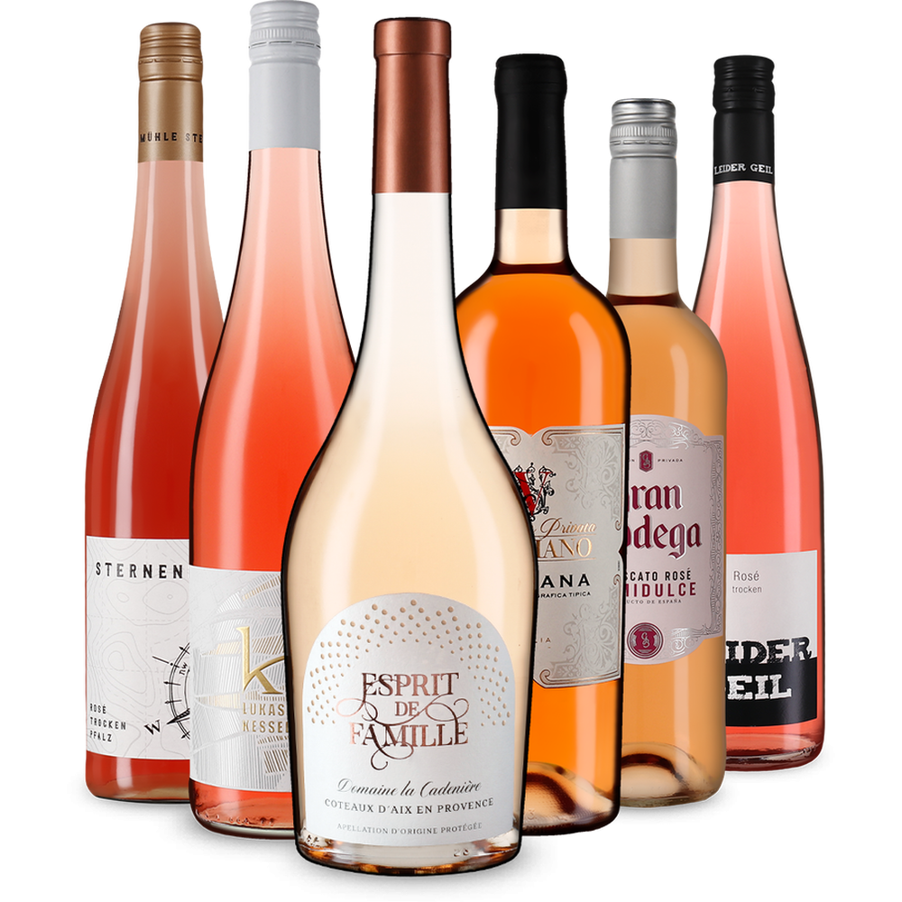 Europas Rosé-Vielfalt im Entdeckerpaket – Gold