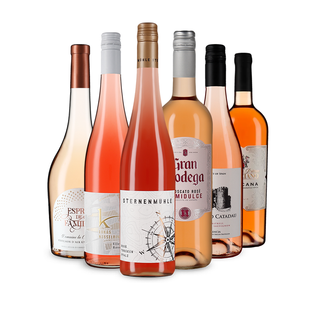 Europas Rosé-Vielfalt im Entdeckerpaket – Gold