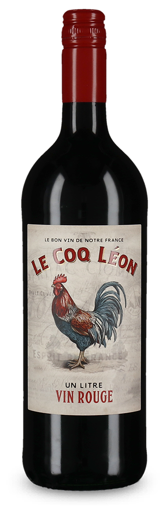 Le Coq Léon Un Litre Vin Rouge 2023 – Gold