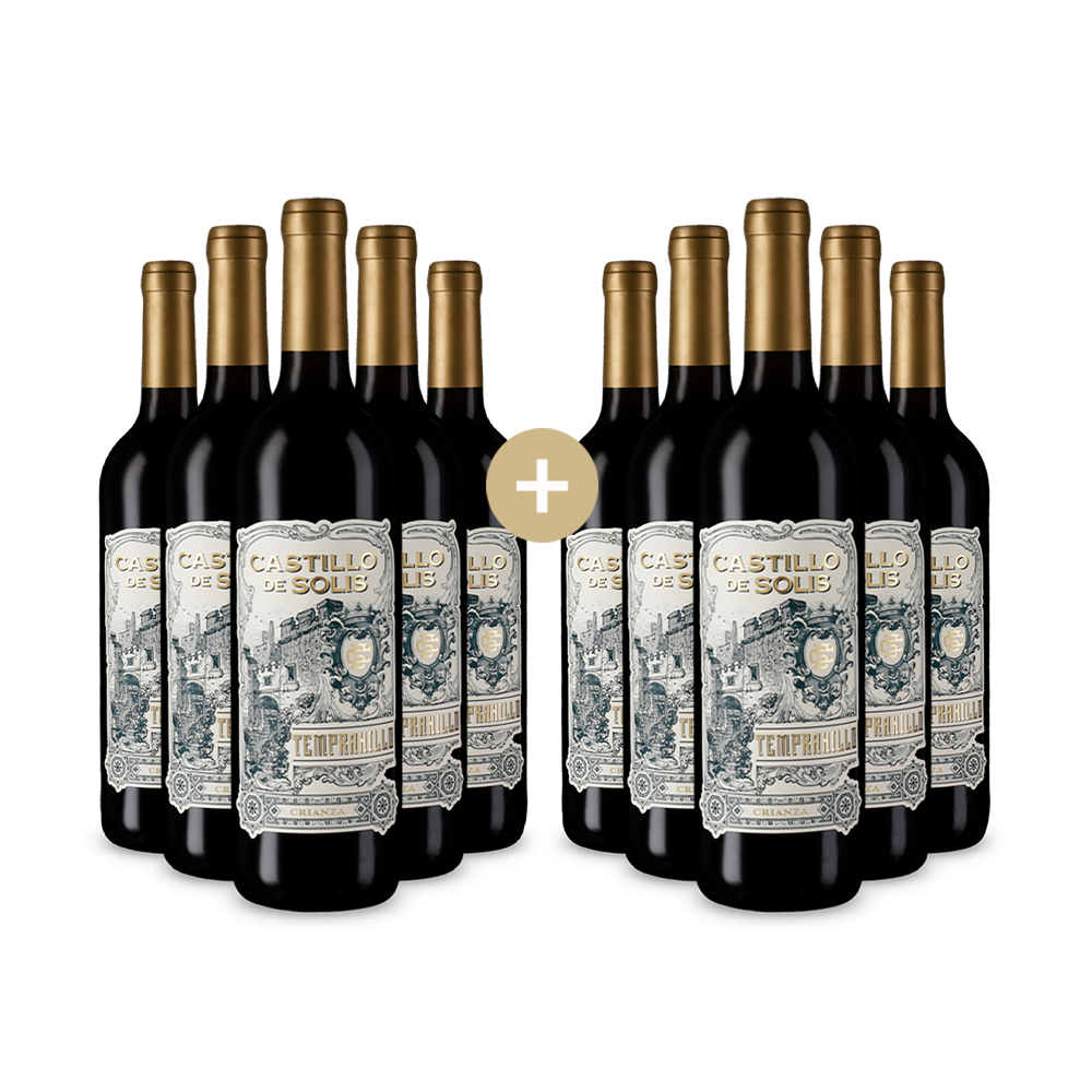 5+5 Flaschen Tempranillo Crianza 2020 – Gold