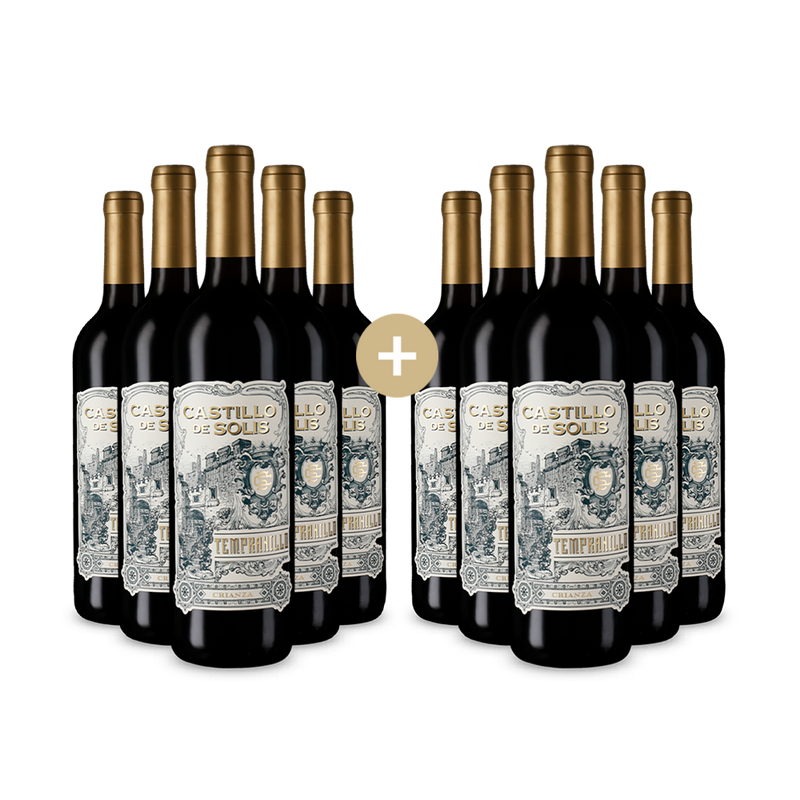 5+5 Flaschen Tempranillo Crianza 2020 – Gold