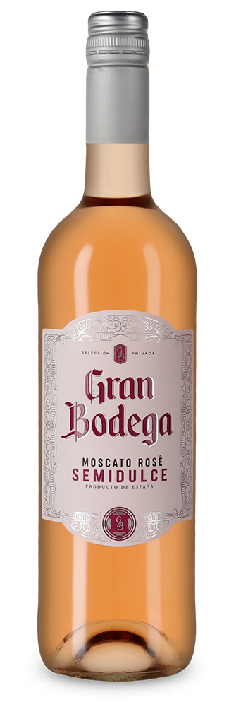 Gran Bodega Moscato Rosé semidulce 2024 – Gold