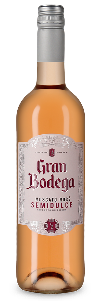 Gran Bodega Moscato Rosé semidulce 2024 – Gold