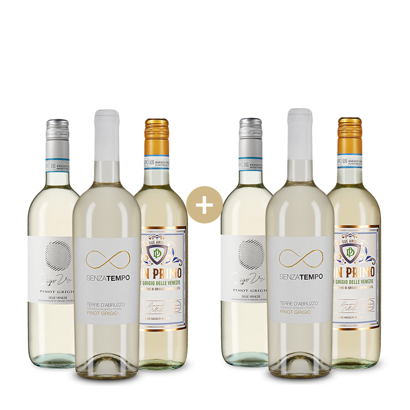 3+3 Pinot Grigio: Unsere Top-Hits – Gold