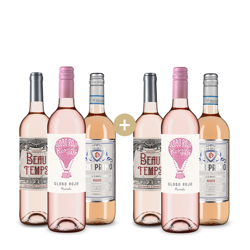 3+3 Südeuropäische Lieblings-Rosés – Gold